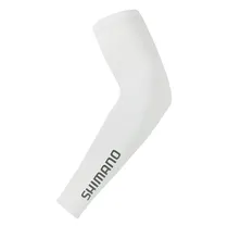 Armvärmare Shimano Vertex Sun Block Sleeves Vit